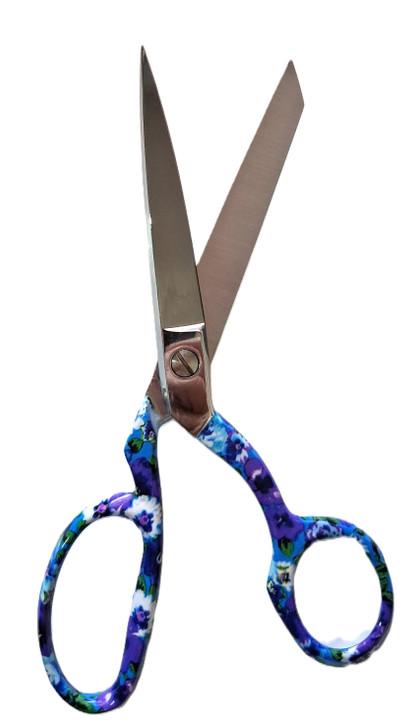 Floral pattern dressmaker fabric shears