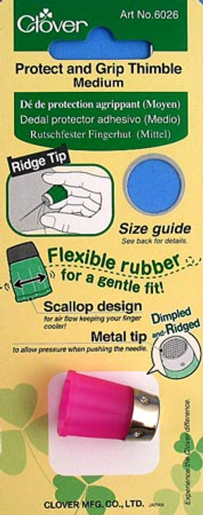 Clover Flexible Rubber Thimble - Medium