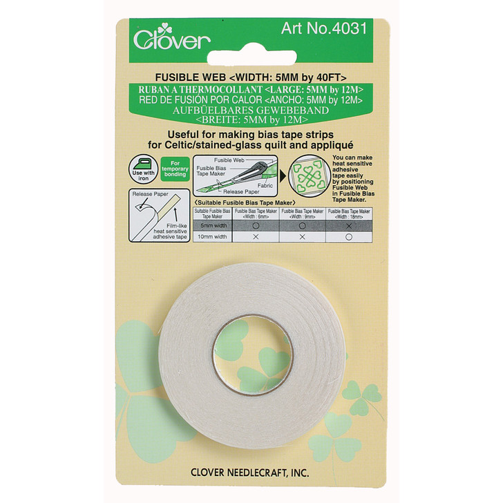 Clover Fusible Web - 5MM by 40 FT