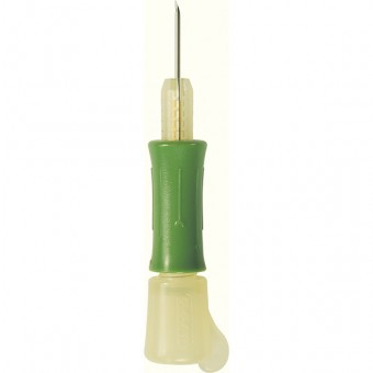 Satin stitch
Thrust the needle into the fabric surface.
Thrust needle as if filling the surface.