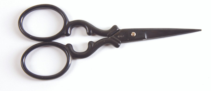 3.5 Inch Black Victorian Scissor