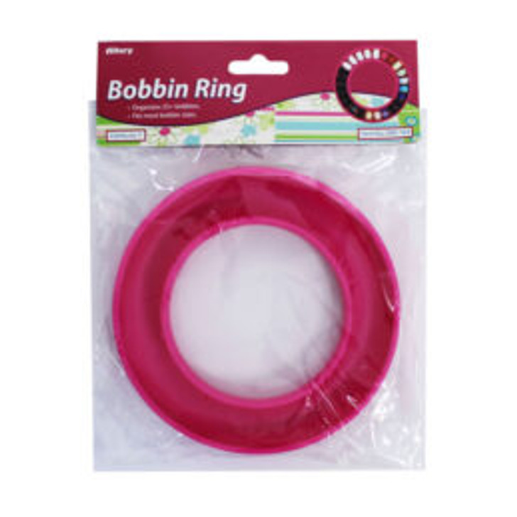 Organizes 25+ bobbins
Fits most bobbin sizes
Flexible silicone channel holds bobbins.
Secures thread ends – no unraveling.
Bobbins are easy to see & remove.