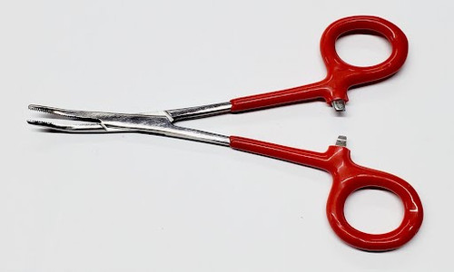 Kelly Hemostatic Forceps Serrated Curved 14cm Clamps - KT Surgico