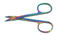 3.5" Rainbow Scissors With Curved Tip
