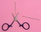 3.5" Colored Acrylic Handle Needle Gripper