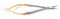 Easykut spring action scissor with curved blade for easier cutting.  Shear cut, lightweight, less hand fatigue.  For all sewing needs.