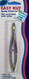 Easykut spring action scissor with curved blade for easier cutting.  Rainbow titanium oxide finish. Shear cut, lightweight, less hand fatigue.  For all sewing needs.