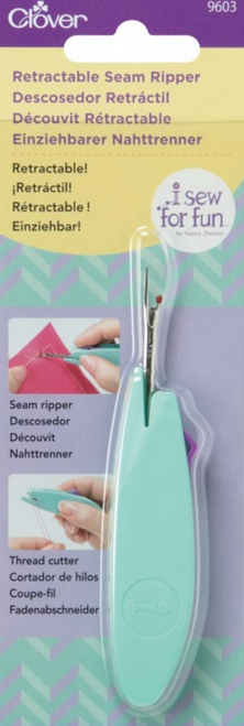 Clover - I Sew For Fun Retractable Seam Ripper - 051221796036