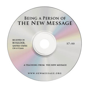 Being a Person of the New Message CD Being a Person of the New Message CD