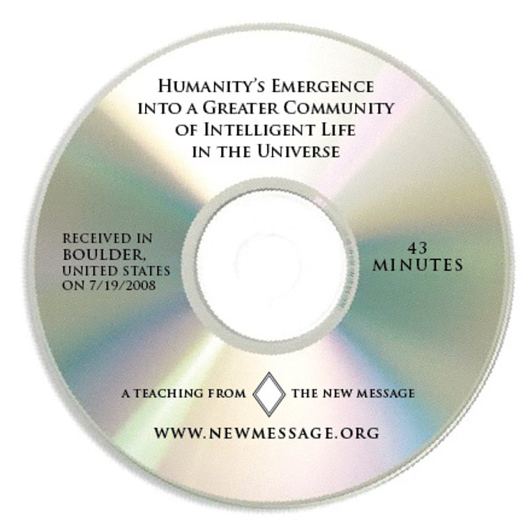 Humanity's Emergence into the Greater Community CD