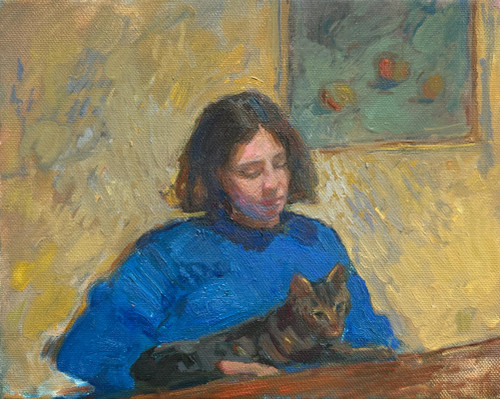266 - Cat at the Dinner Table