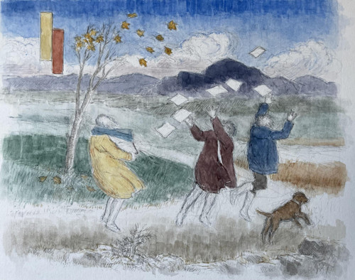294 - A Gust of Wind - Flying Leaves