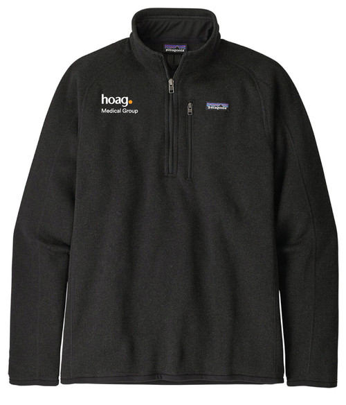 Black - 1/4 Zip -Hoag Medical Group Logo