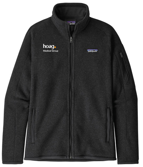 Black - Full Zip - Hoag Medical Group Logo