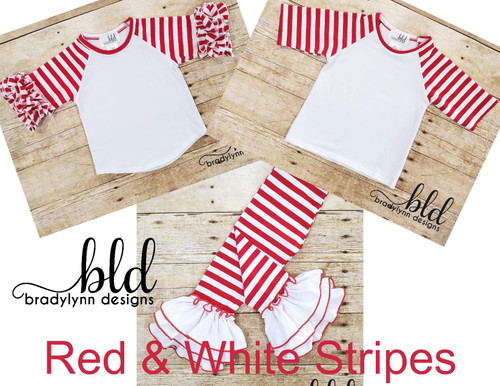 Red w/White Stripes