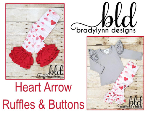 Heart Arrow Print