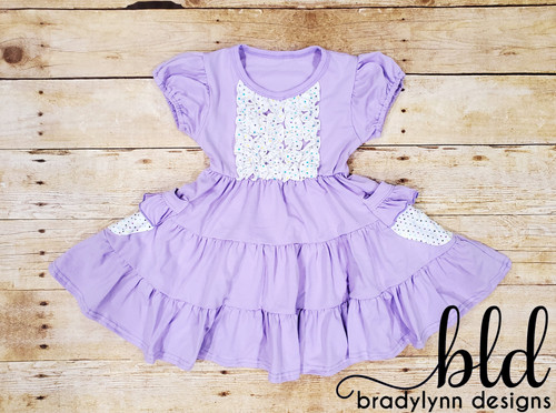 Lilac Pocket Dress