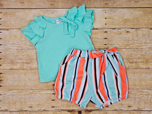 Stripe Short Set