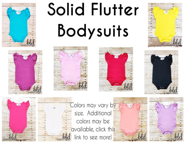 Solid Flutter Bodysuits