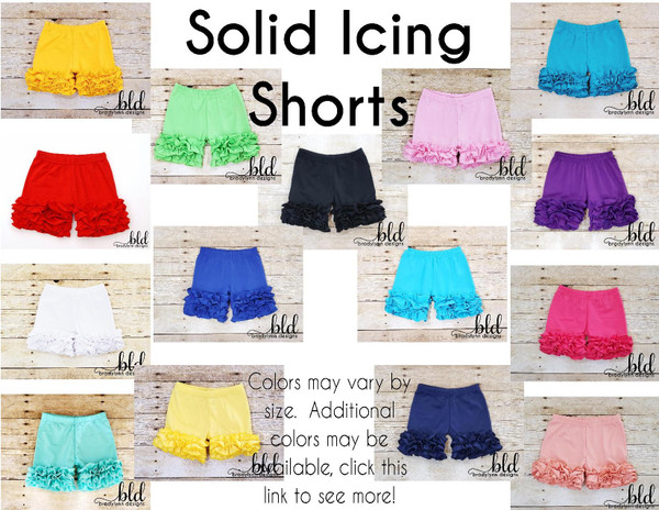 Solid Icing Shorts