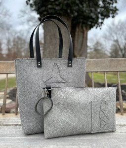 Llama Tote & Project Bag Set by Julia Hilbrandt