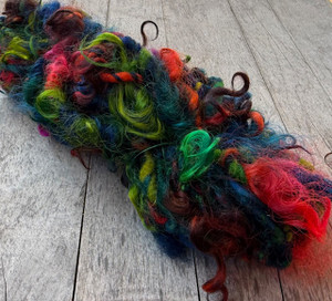 The Times Are A Changin-Hand Spun Hand Dyed Art Yarn-Dirty Girl Yarns