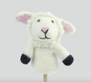 Felted Sheep Finger Puppet Felted Sheep Finger Puppet