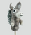 Felted Donkey Finger Puppet