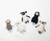 Naturally Colored Felted Sheep Finger Puppets