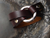 JUL - Bezel Ring Shawl Cuff-Espresso with Nickel