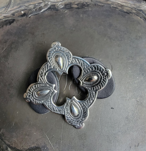 Medieval Cross Stud Brooch