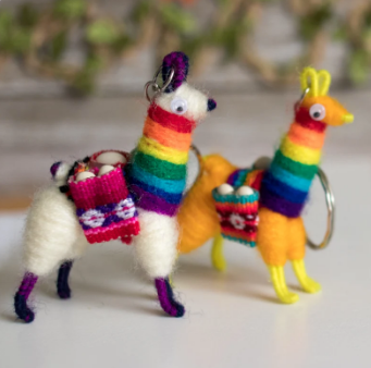 Llama Key Chain