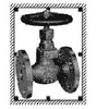 IMPA 750121 Globe Valve - Straight - Bronze - JIS 5K 15