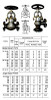 IMPA 751246 ANGLE VALVE F7474 20K 20K-32 JIS CAST STEEL 32 MM 100 MM 135 MM 100 MM 4 19 MM SCREW DOWN CHECK