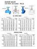 IMPA 755248 ANGLE VALVE PN16 CAST IRON DIN 25 MM 100 MM 115 MM 85 MM 4 14 MM