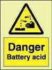 IMPA 337591 hazard sign - Battery acid