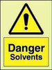 IMPA 337555 hazard sign - Solvents