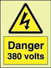 IMPA 337615 hazard sign - Symbol danger 380V