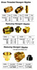 IMPA 732353 HEXAGON NIPPLE 3280 BRASS BSP 3/8"