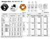 IMPA 692811 HEXAGON NUT M20 DIN 934-STEEL 8.8 ZINC