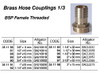 IMPA 351193 HOSE COUPLING 1/3 11/4" X 32 MM BSP MALE BRASS