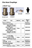 IMPA 333227 HOSE COUPLING LRT BRASS 21/2" 63 MM