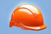 IMPA 310305 LINESMAN SAFETY HELMET REDUCED PEAK ORANGE