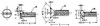 IMPA 694001 MACHINE SCREW COUNTERSUNK M6x40 DIN 963-BRASS