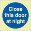 IMPA 335803 Mandatory sign - Close this door at night