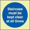 IMPA 335809 Mandatory sign - Staircase must be kept clear