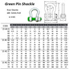 IMPA 234572 BOW SHACKLE SAFETY BOLT 35x38x57mm  SWL 13,5 ton