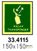 IMPA 334115 Photoluminescent IMO symbol - Radar transponder