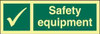 IMPA 334184 Photoluminescent Safety sign - Safety equipment
