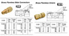 IMPA 734024 Brass Flareless Unions 10